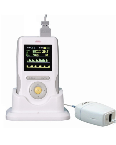 Oxymètre de pouls portable CO2 / SpO2, modèle NT1D-D