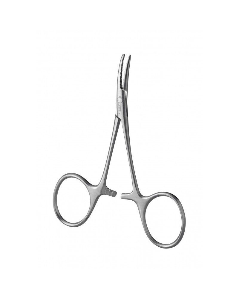 Pince de halstead, courbe sans griffe, 11 cm