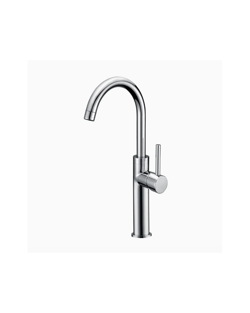 Robinetterie col de cygne laiton complète