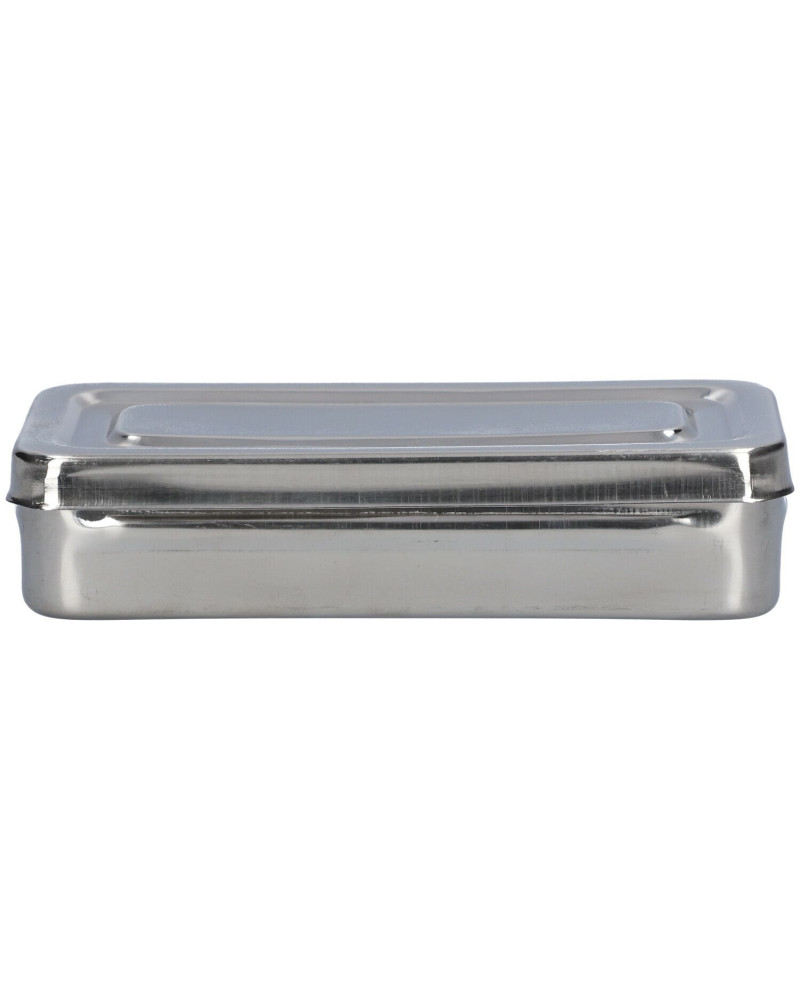 Boîte rectangulaire, inox, 350 x 180 x 80 mm