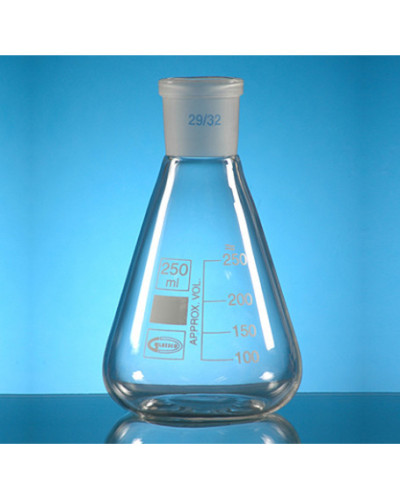 Erlenmeyer 250 mL - rodé/vissé, 19/26, Boro 3.3