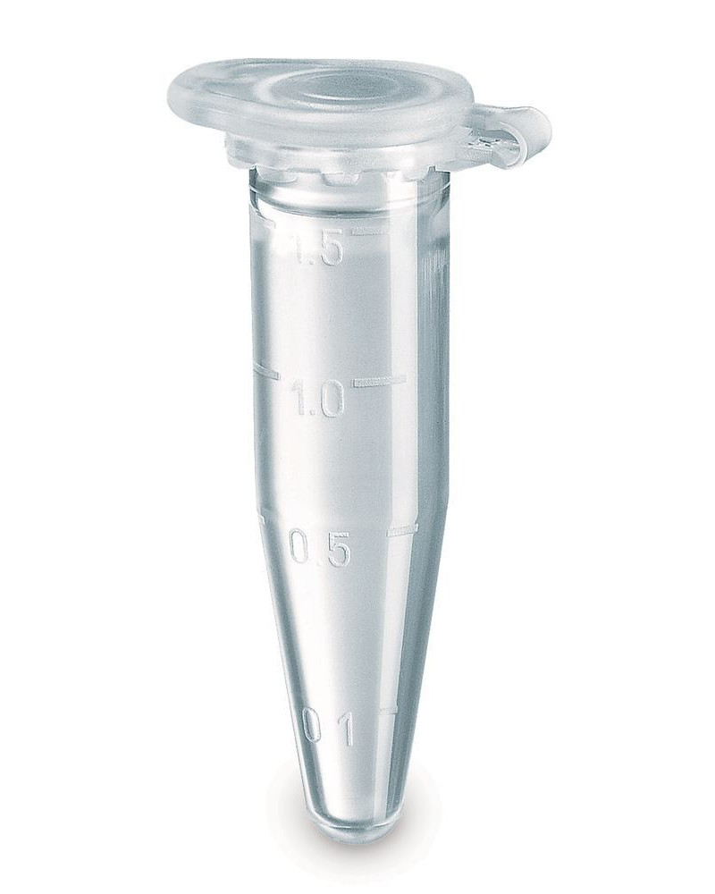 Microtubes PCR, gradué 1,5 ml, Couleur neutre, 500 Pièces Microtubes PCR, gradué 1,5 ml, Couleur neutre, 500 Pièces