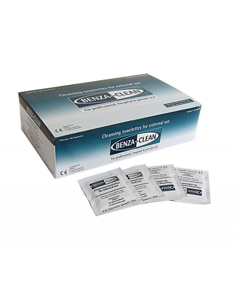 Lingette nettoyante pour usage externe BENZA CLEAN