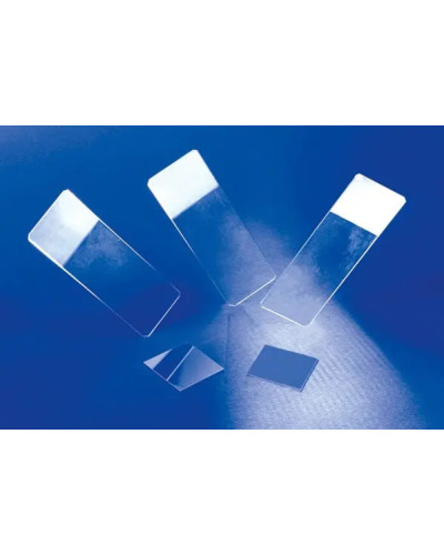 Lames porte-objet bords bruts 76mmX 26mm ép 1.1mm RS