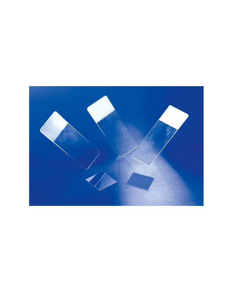 Lames porte-objet bords bruts 76mmX 26mm ép 1.1mm RS Lames porte-objet bords bruts 76mmX 26mm ép 1.1mm RS