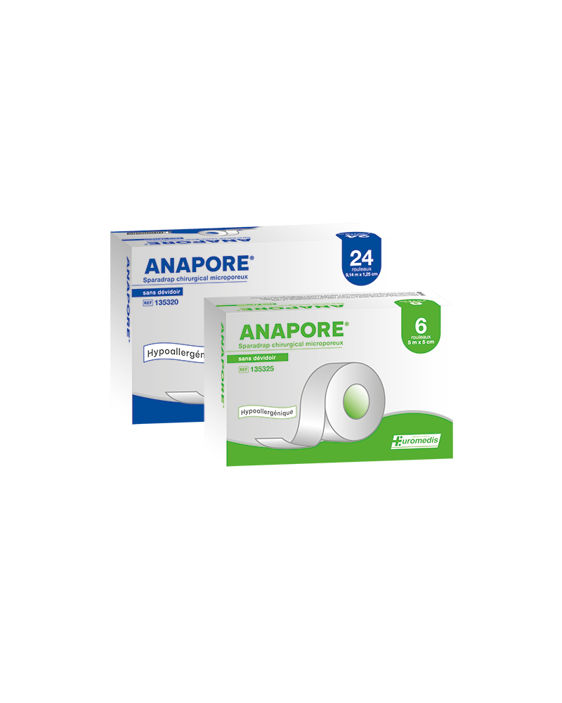 Sparadrap microporeux sans dévidoir, ANAPORE Sparadrap microporeux sans dévidoir, ANAPORE