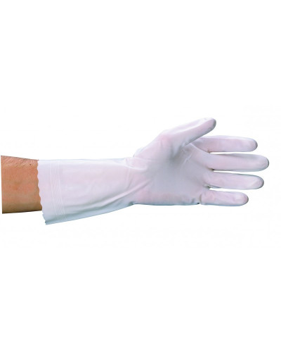 Gant de nettoyage et de décontamination floqué Gant de nettoyage et de décontamination floqué