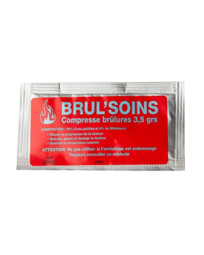 Sachet Brûlure Brul'Soin Stérile Gel d'eau Sachet de 10