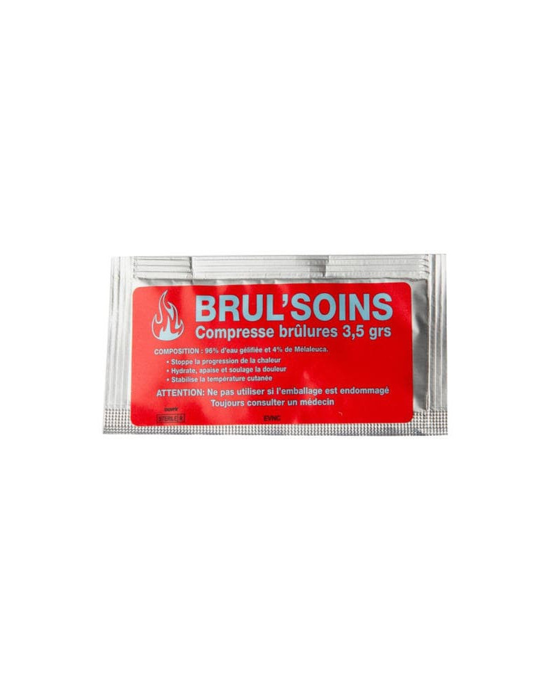 Sachet Brûlure Brul'Soin Stérile Gel d'eau Sachet de 10