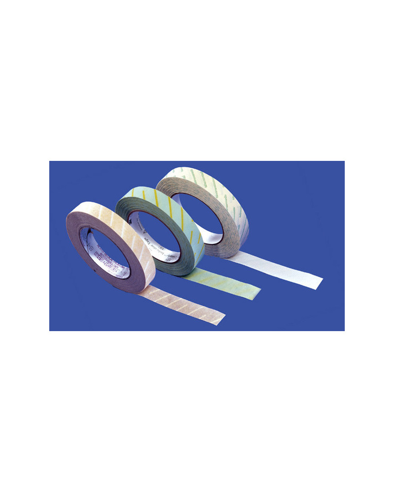 Ruban adhésif, indicateur de stérilisation (Autoclave) largeur 19mm x 50m