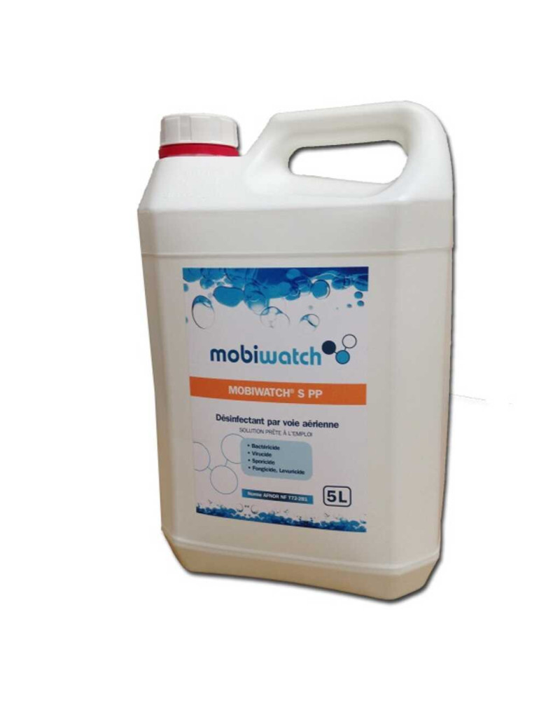 Désinfectant Mobiwatch SPP, bidon de 5L Désinfectant Mobiwatch SPP, bidon de 5L