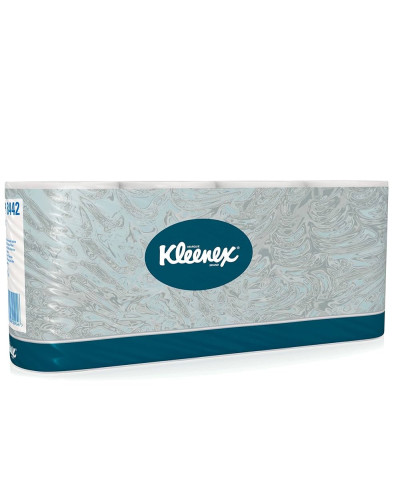 Papier toilette Kleenex, carton de 64 rouleaux de 210 feuilles