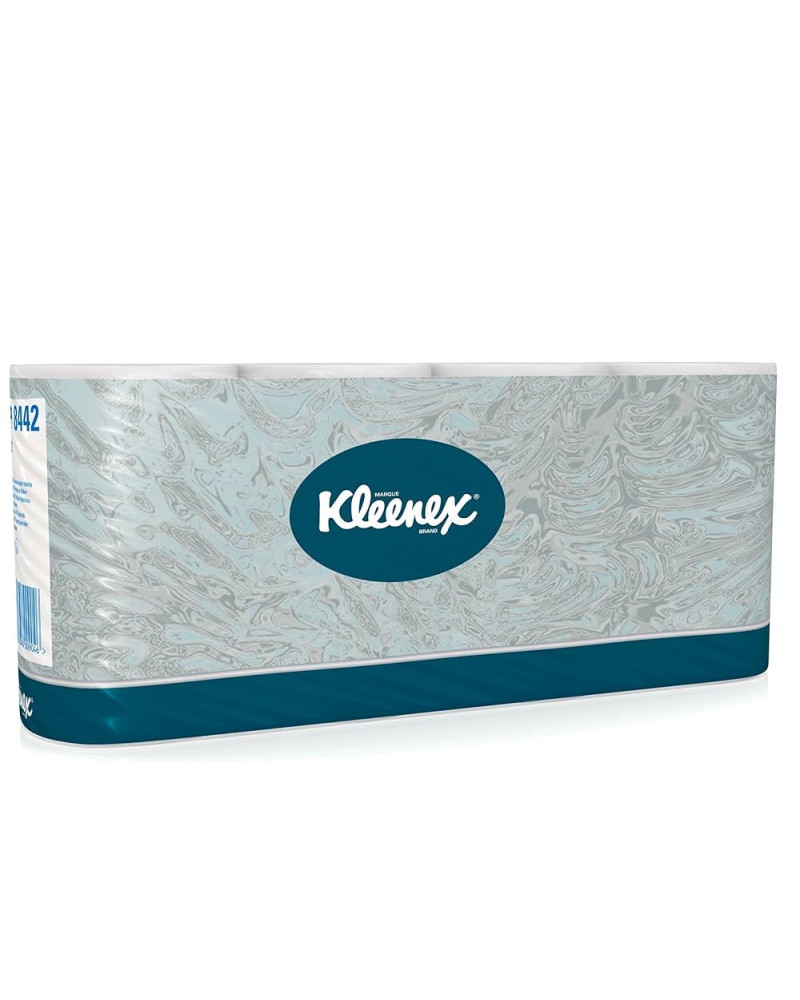 Papier toilette Kleenex, carton de 64 rouleaux de 210 feuilles