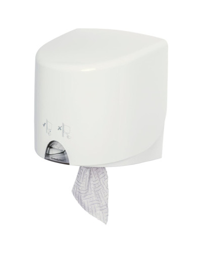 Distributeur Roll Control pour bobine essuie-mains à  dévidage central