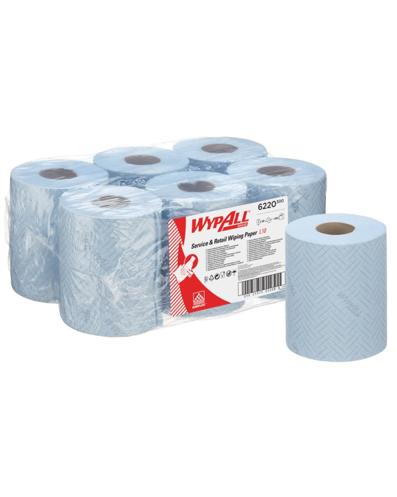 Essuyeur Wypall L10 Airflex, dévidage central Modèle Kimberly Clark