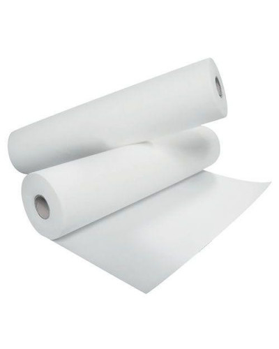 Drap d'examen en rouleau de 132 formats 38x50cm blanc