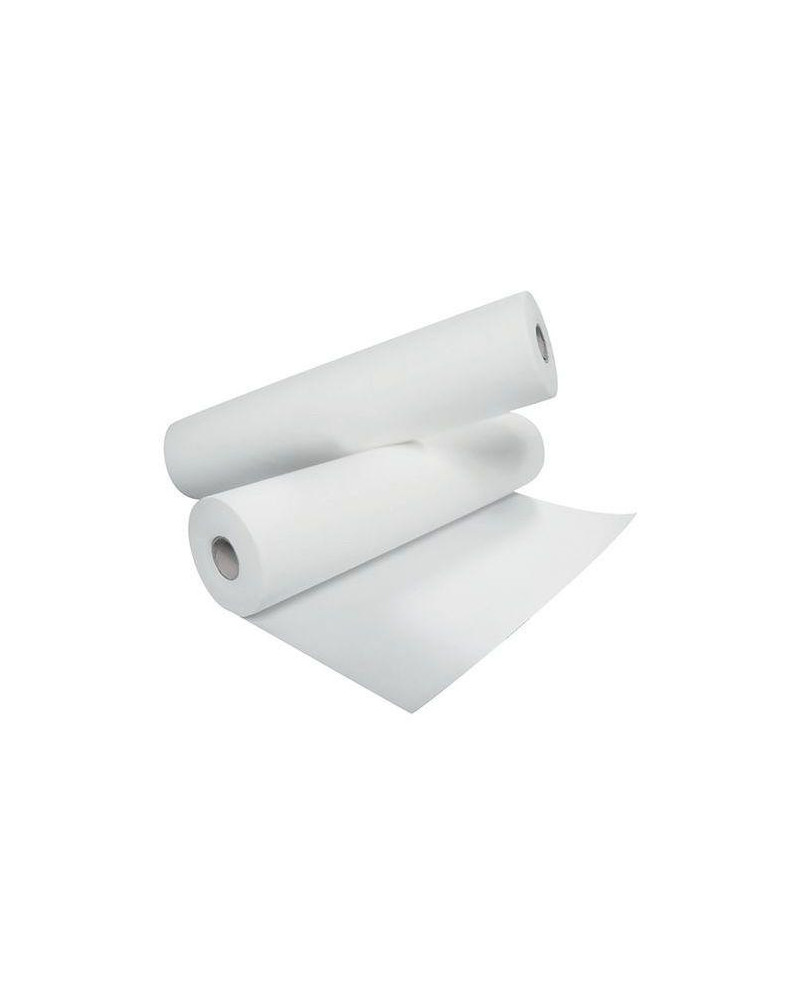 Drap d'examen en rouleau de 132 formats 38x50cm blanc