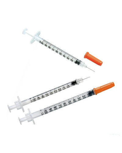 Seringue 0.3ml, insuline 29 g 1/2 - 12 x 0,33 mm
