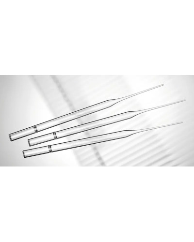 Pipettes Pasteur en verre 230 mm, boîte de 250 pièces