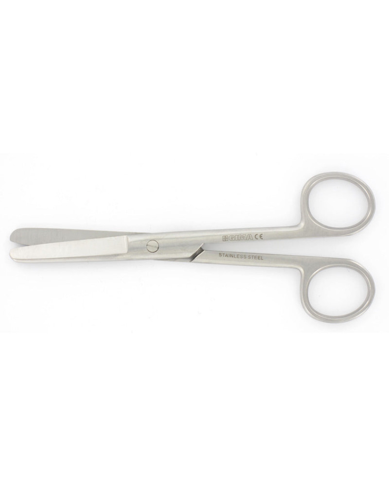 Ciseaux mousses 1 bout pointu, 1 bout mousse, droits, 14 cm