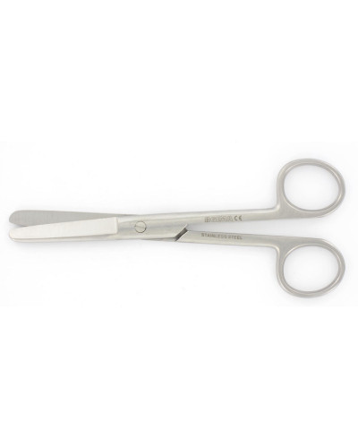 Ciseaux mousses 1 bout pointu, 1 bout mousse, droit, 11 cm