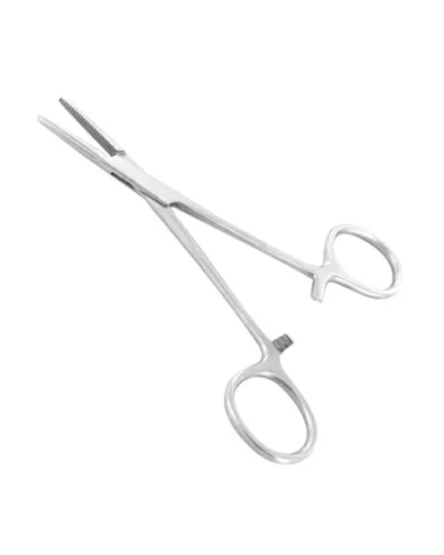 Pince de terrier hémostatique, AG , Droit 13 cm