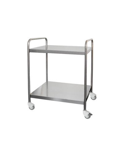 Chariot Lancart Inox 70 x 50, 2 étagères