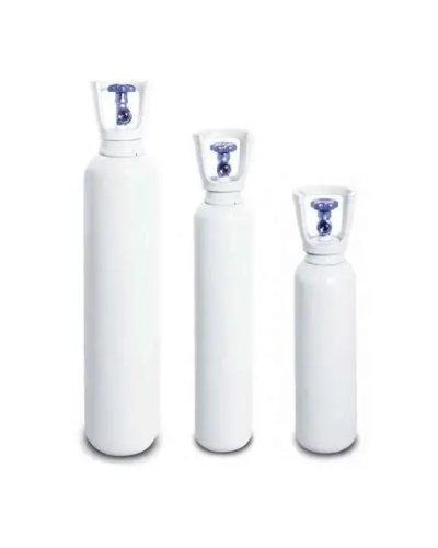 Bouteille d'oxygène médical ( livrée vide), 1000 Litres d'oxygène ou 5 Litres de H2O
