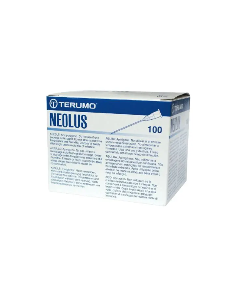 Aiguille NEOLUS TERUMO à  usage unique, 19 x 0,4 mm - 27 g 3/4