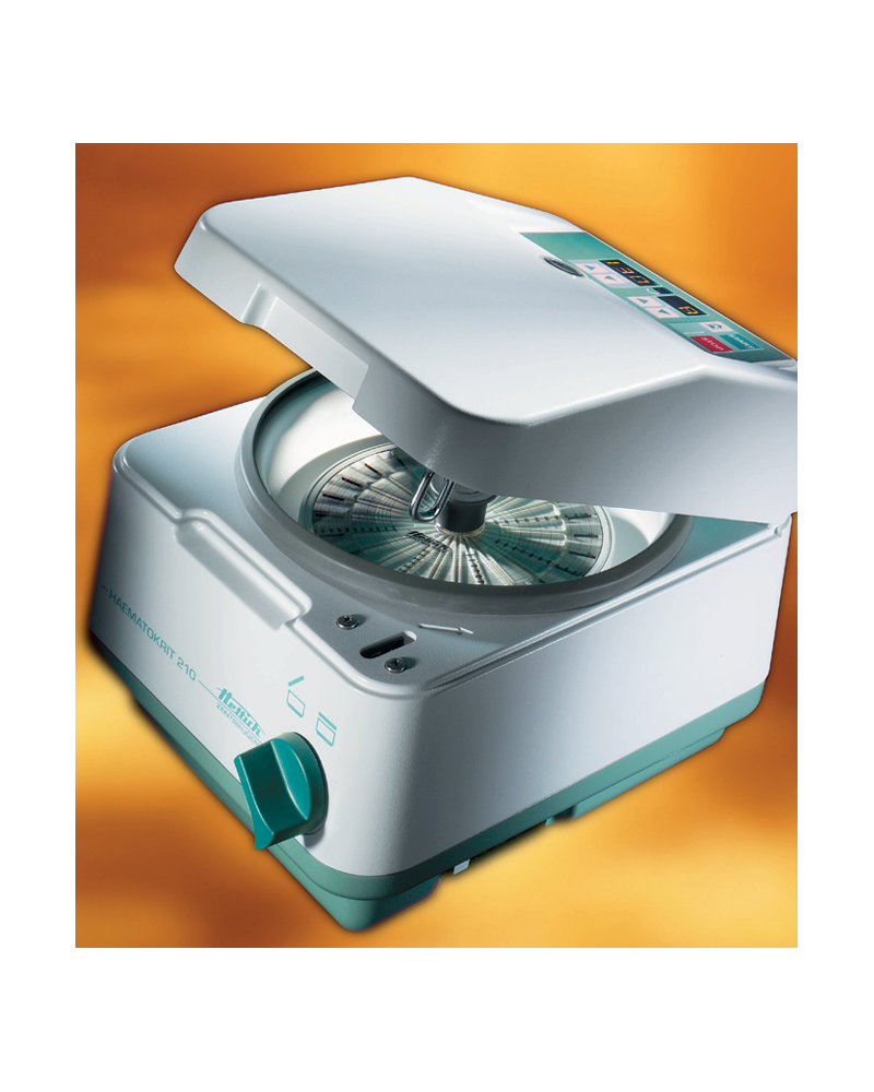 Centrifugeuse microhématocrite, Modèle Hettich 210, avec rotor 24 places