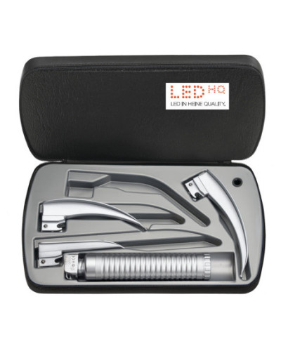 Trousse de Laryngoscope F.O. HEINE Classic + 3 lames