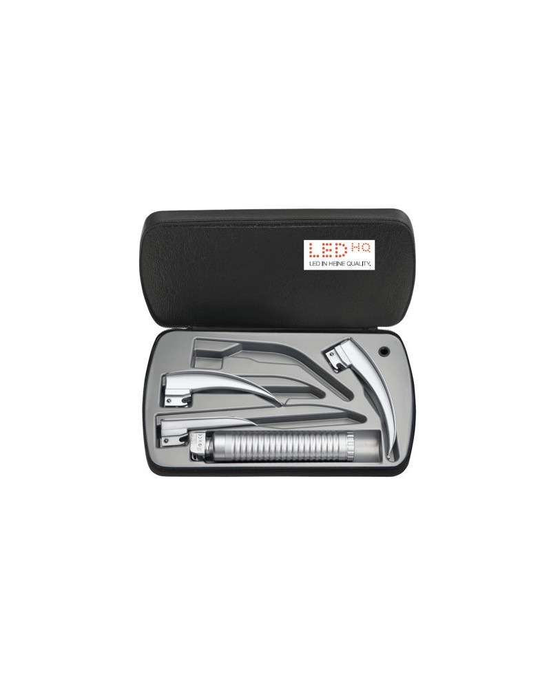 Trousse de Laryngoscope F.O. HEINE Classic + 3 lames