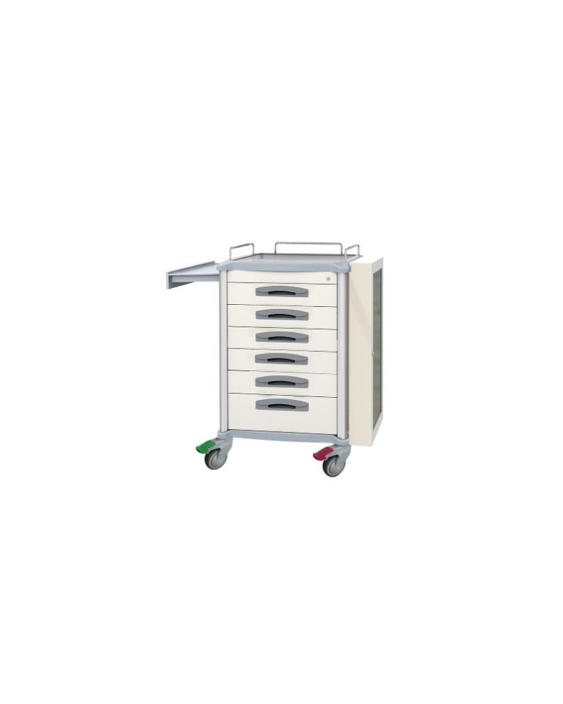 Chariot pour intubation difficile, Modèle JDEQD234A, Dim. L800 x L475 x H970/1065