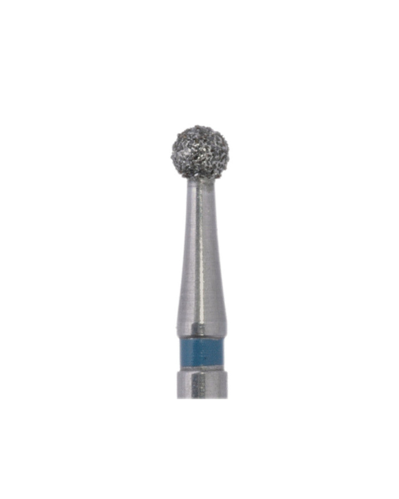 Fraise diamantée boule N° 012 pour turbine, plaquette de 5
