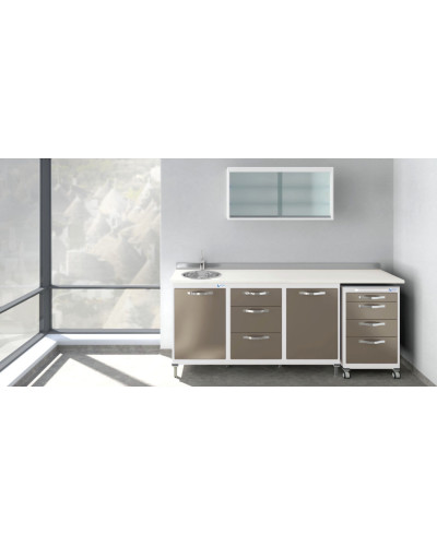 Mobilier pour cabinet dentaire modèle FOCUS FEET 3