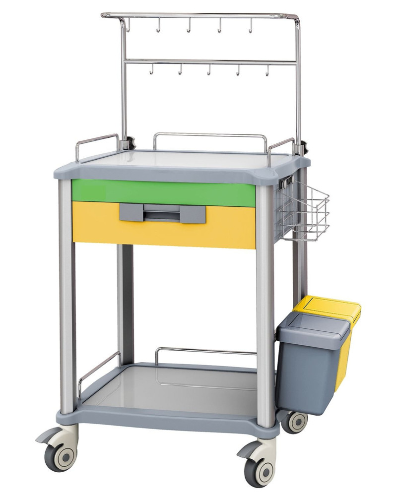 Chariot médical pour perfusion