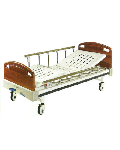 Lit manuel mobile pour soins à  domicile, relevé/semi relevé, Modèle B-2