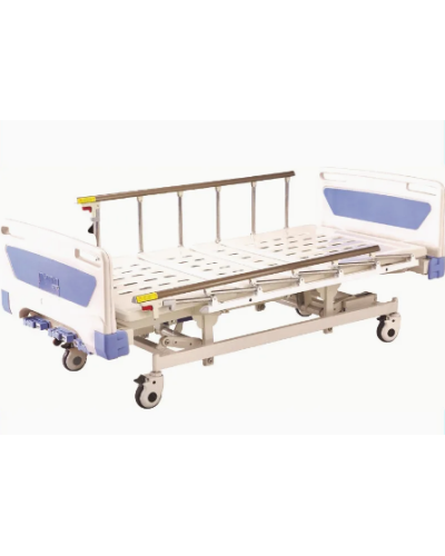 Lit manuel à  cinq fonctions avec panneaux en ABS, Modèle S-3