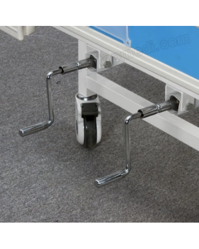 Lit manuel à trois fonctions avec panneaux en ABS, Modèle A-5