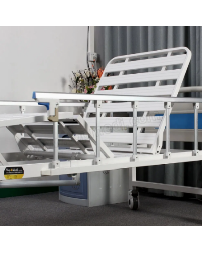 Lit manuel à trois fonctions avec panneaux en ABS, Modèle A-5