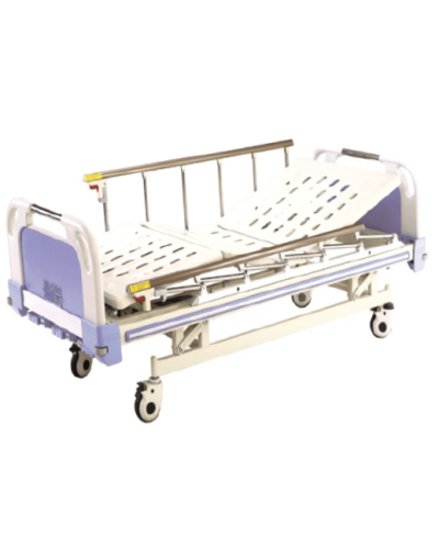 Lit manuel à trois fonctions avec panneaux en ABS, Modèle A-4