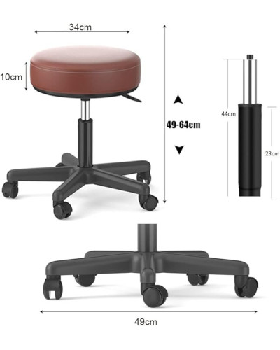 Tabouret médical avec hauteur réglable