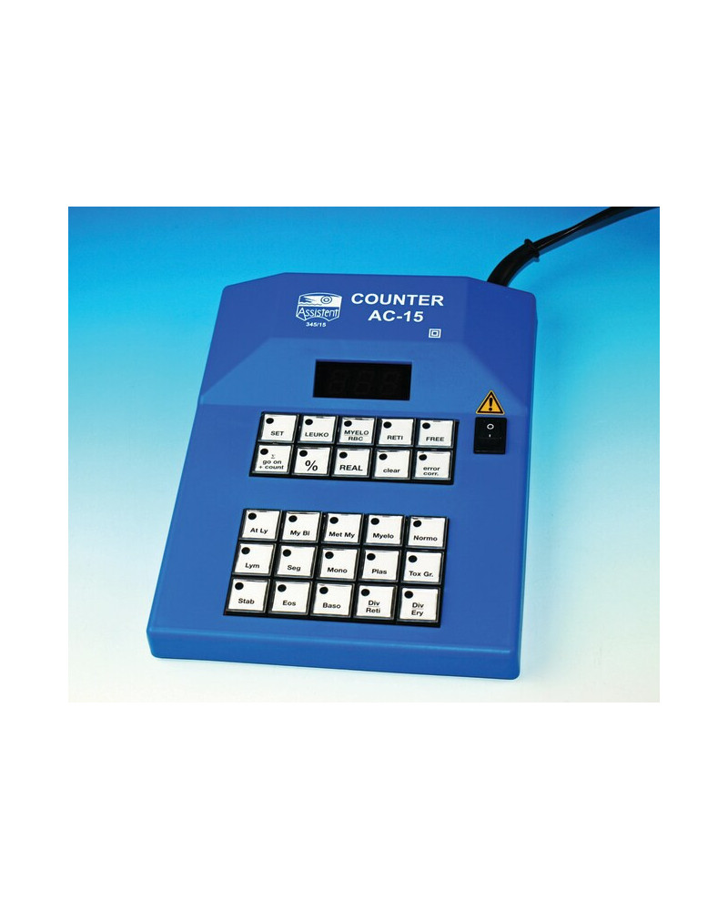 Compteurs de cellules sanguines, 15 touches d'entrée, Modèle AC-15