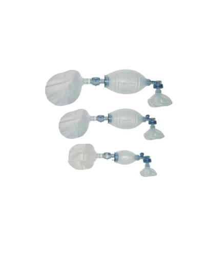 Insufflateur manuel en silicone autoclavable nouveau-né