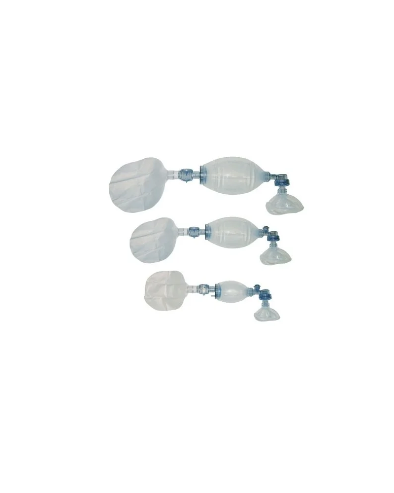Insufflateur manuel en silicone autoclavable nouveau-né