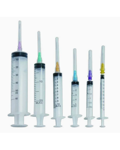 Séringue 5 ml avec aiguille de 21GX1/2 prémontée