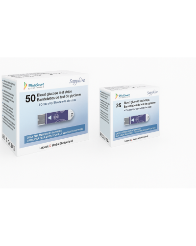 Bandelettes de Test pour Lecteur de Glucomètre Sapphire