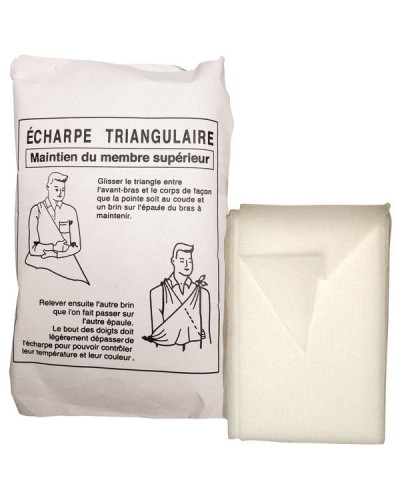 Echarpe triangulaire d'immobilisation
