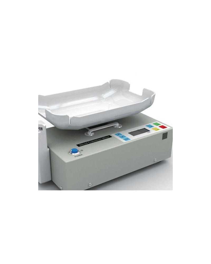 Agitateur poche à sang pour prélèvement + batterie