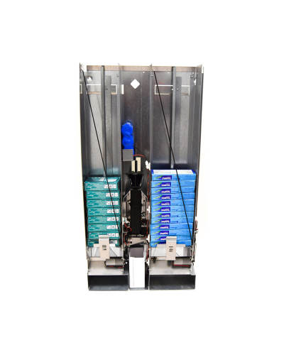Distributeur de préservatifs à  double colonnes, Modèle Elite 2 (acier/piles)